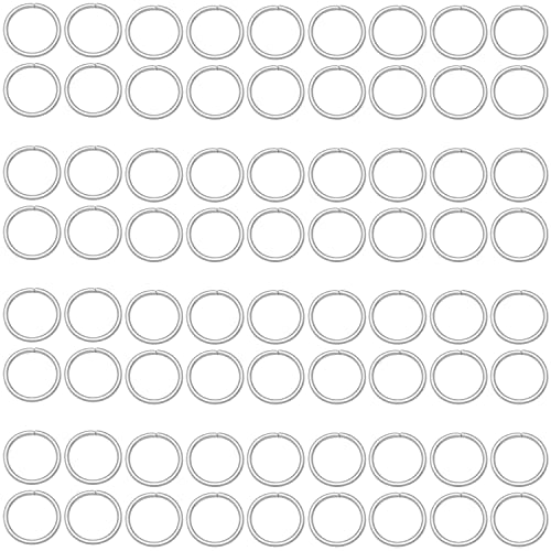 600Pcs 5mm Silver Open Jump Ring, Used for Key Chain, Jewelry Making, Necklace Maintenance and Earring Decoration DIY Process Open Jump Ring (600Pcs) - color: Silver/600pcs, size: 5mm