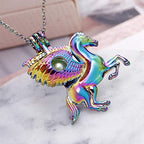 Mixed Pearl Cage Locket Pendants Set, Essential Oil Diffuser DIY Necklace Bracelet Jewelry Making Craft, Bulk Beads Aromatherapy Diffuser Charms Gifts for Women Girls - color: Random 30pcs Rainbow Color