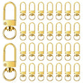30 Pieces Lobster Claw Clasps Gold Swivel Snap Hooks, Metal Lobster Clasp Keychain Swivel Lanyards Snap Hooks Key Chain Hooks for Jewelry Making Purse Bags Keychain Clasp Connector Art Crafts