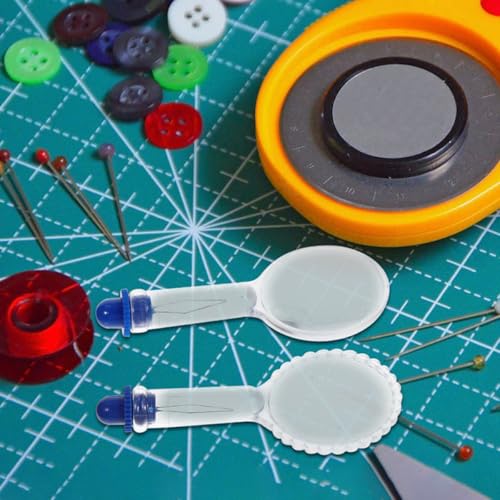 COOPHYA 10-pcs Metal Needle Threader Sewing Tool Set for DIY Embroidery and Hand Sewing, Portable Compact Threading Device for Beading Needles and Craft Projects