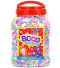 Praisebank Pony Beads, 8000pcs 6x9mm, Wholesale Beads, Bracelets Jewelry Making, Arts & Crafts(Candy) - color: Candy, size: King Size