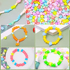 Eppingwin 1/2 pounds Shaped Pony Beads - color: Multi-Shaped, size: Medium Pack