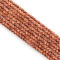 MJDCB 320pcs Small Stone Beads 2mm Golden Sandstone Round Smooth Loose Gemstone Bead for Jewelry Making Bracelets Earrings Necklaces Accessories - color: Golden Sandstone