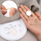 24 Pcs Leverback Earring Hooks, Stainless Steel Clasp Hoop, Hypoallergenic Dangles Earring Hooks, French Ear Wire Findings for Women, DIY Crafts, Jewelry Making (Gold, Silver) - color: Silver, Gold 24pcs