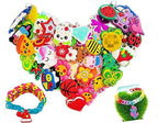 NYKKOLA Rubber Loom Band Charm, Silicone Bracelet Charms,Loom Rubber Bands Charms,Bracelet Pendant, 105pcs