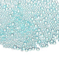 Iridescent Glass Tiny Bubble Beads, 0.4-3mm 20g No Hole Micro Mini Round Lake Blue Water Droplets Beads - Applications: for Resin Filler, Nail Art, Dollhouse Bath Tub, 2-Pieces - color: Lake Blue, size: φ0.4-3mm