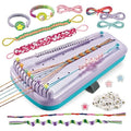 Chilpals Friendship Bracelet Making Kit for Girls 8-12, DIY String Bracelet Maker & Jewelry Craft Kits - Innovative Leg-Strap Design, Birthday Gifts Ideas for Kids Ages 7 8 9 10 Year Old (Purple) - color: Purple