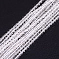 GEM-Inside Natural 2mm Clear White Quartz Gemstone Loose Beads Round Faceted AAA Grade Crystal Energy Stone Power for Jewelry Making 15" - color: Aaa Clear White Quartz, size: 2mm