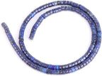 155pcs 4x2mm Natural Lapis Lazuli Heishi Disc Rondelle Spacer Stone Semi Precious Gemstone Loose Beads for Jewelry Making 15 Inch - color: Lapis Lazuli, size: 4x2mm