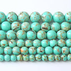 4MM 86PCS Peacock Blue Shell Turquoise Spacer Loose Beads for Jewelry Making DIY Bracelet Necklace - color: Peacock Blue Shell Turquoise, size: 4mm