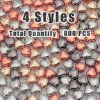ZSFLZS 800pcs 6mm Heart Spacer Beads for Bracelets Making, Heishi Polymer Flat Disc Spacer Bead for Jewelry Making, Spacer Beads for Bracelets Clay Beads for Jewelry Making - size: 800pcs(heart)