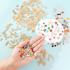 352 Pcs Assorted Charms for Jewelry Making,Mixed Enamel KC Gold Alloy Letter Pendants,Wholesale Bulk Jewelry Charms for DIY Necklace Bracelet Earring and Crafting - style: A3:Charms-252PCS