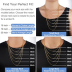 Jewlpire 18k Gold Plated 925 Sterling Silver Chain Necklace for Women, 1.1mm Cable Chains Necklace Thin & Dainty & Sturdy Women's Chain Necklaces, 14/16/17/18/20/22/24 Inches - color: 18K Gold Plated, size: 14 Inch