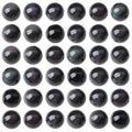 100pcs Natural Stone Beads 8mm Black Obsidian Round Genuine Real Stone Beading Loose Gemstone Hole Size 1mm DIY Charm Smooth Beads for Bracelets Necklaces Earrings Jewelry Making Crafts - color: Black Obsidian