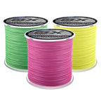 Rikimaru 8X Pro Braid Fishing Line 6LB-170LB, 300yds-1000yds Fluo-Green,Lemon Yellow,Plum Pink - color: Plum Pink, size: 10LB(0.12mm)-300Yds