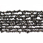 7-8mm Natural Black Obsidian Gemstone Chips Loose Beads Semi Precious for Jewelry Making DIY Handmade Craft Supplies 1 Strand per Bag Approxi 34" - color: Black Obsidian Chips