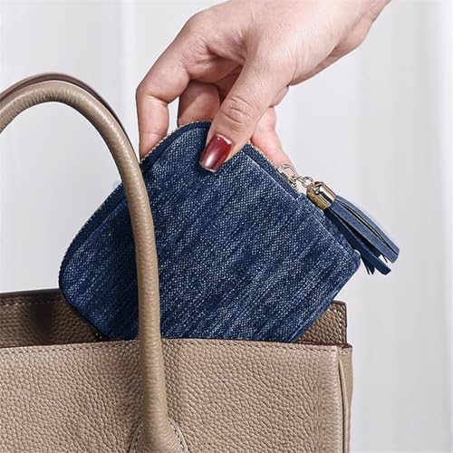 Travel Jewelry Organizer Case, Small Jewelry Pouch Bags with Zipper & Tassel, Travel Jewelry Case for Earrings Necklaces Rings Bracelets Brooches, Travel Gifts for Women - color: Light Pink