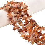 15.5 Inch 13-18mm Natural Red Carnelian Gemstone Free Form Semi Precious Irregular Strand Drilled Stone Spacer Beads for Jewelry Making - color: Carnelian 13-18mm