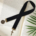 Vintage Religion Christian Bookmark with Cross Pendant Bible,Handmade Bookmarks for Reading Women,Men,Book Lovers,Girls,Teens,Teachers and Students - style: cross