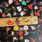 352 Pcs Assorted Charms for Jewelry Making,Mixed Enamel KC Gold Alloy Letter Pendants,Wholesale Bulk Jewelry Charms for DIY Necklace Bracelet Earring and Crafting - style: A6:Halloween Charms-60pairs