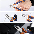 4.7 Inch Mini Combination Pliers, Lineman Pliers, Small Multifunctional Tools with Side Cutter - style: 4.7 Inch Combination Pliers
