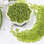 Transparent Light Green with Silver Lined Beads Size 6/0 Crafts Glass Seed Beads 4mm for Jewelry Making (Total About 100g About 1200pcs) - color: Transparent Light Green with Silver Lined, size: 4mm
