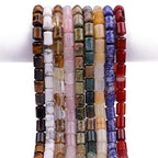 BEADIA Natural Red Agate Cylinder Stone Loose Semi Gemstone Beads for Jewelry Making 10mmx14mm 38cm - color: Red Agate, size: 10mm x 14mm
