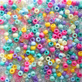 Pool Party Mix Plastic Pony Beads, Made in The USA, 6 x 9mm, Plastic Beads for Jewelry Making, Banners, Concert Festival Bracelets, Necklaces, Art & Fashion, Bulk 700 Beads