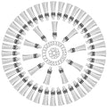 Keychain Tassels Bulk, Paxcoo Small Tassels for Jewelry Making, 50pcs Leather Tassel Keychain Charms with 50pcs Jump Rings for DIY Key Chain Craft - color: White
