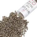 Miyuki Delica Seed Beads – Size 11/0 (1.6 mm), DB1852, Duracoat Galvanized Pewter, 7.2 g, Approx. 1440 Beads, Made in Japan - color: DB1852 - Duracoat Galvanized Pewter