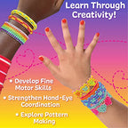 Just My Style Fashion Punch Style & Stitch Loom, Friendship Bracelet Kit, Jewelry Making Activity, Great for Birthday Parties, Sleepovers & Travel, Arts & Crafts for Kids Ages 6, 7, 8, 9 - style: Punch