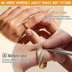 18 Pcs Ring Bender, Complete Ring Bender Tool Rings Bending, Spoon Rings Maker Machine with Nylon Mold, Multi-Functional Ring Earring Bending Tool, Sizer Measuring Tools Suitable for Gift-Giving - size: 18-Piece Set