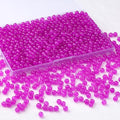 500Pcs Pink Red Glass Beads for Jewelry Making Kit, 6mm Round Crystal Beads for Bracelet Necklaces Earring DIY Crafts Bracelets Kits (Pink Red) - color: Pink Red