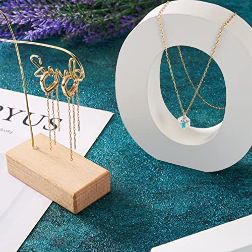 Elecrelive 3.28 Ft 14K Gold Filled Paperclip Chains Brass Permanent Jewelry Chains 2.5mm Oval Link Cable Chains with 1 Square Velvet Bag for Women's Trendy Layering Necklace Bracelet Making - color: Golden