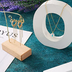 Elecrelive 3.28 Ft 14K Gold Filled Paperclip Chains Brass Permanent Jewelry Chains 2.5mm Oval Link Cable Chains with 1 Square Velvet Bag for Women's Trendy Layering Necklace Bracelet Making - color: Golden