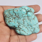 646.00 Ct Certified Rough Turquoise Healing Crystal Natural Blue Turquoise Gemstone BR-594