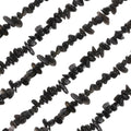 MECCANIXITY 310 Pcs Natural Drilled Obsidian Gemstone Chips Bulk 3mm to 5mm Dia. Irregular Tumbled Crystal Chip Beads for Jewelry Making Craft Supplies (Pure Black) - color: Obsidian, size: 3-5mm