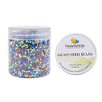 PH PandaHall 6000 Pcs 11/0 Glass Seed Beads, 2mm Seed Beads Mixed Colors Round Waist Bead Mini Spacer Bead for Earring Choker Bracelet Neckalce Waist Chain Jewelry DIY Crafts Making - color: Mixed Colors-6000 Pcs