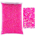 Blinginbox 25000pcs Flatback Rhinestones,Resin Non Hotfix Rhinestones Large Quantity Wholesale for Crafts DIY Creative Design,Clothes,Makeup,Nail Art (4mm=0.15", Lt.Rose AB) - color: Lt.Rose AB, size: 4mm=0.15"