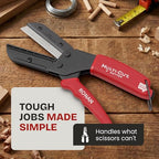 Ronan Multi-Cut 401 Cutting Tool - For Soft Wood, Cardboard, Plastic, Rope, Leather & DIY Materials – Not for Hardwood or Compressed Wood