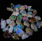 Raw Opal Rough Gemstone, Ethiopian Opal Rock, Jewelry Making Supplies, Raw Gemstone and Crystals, Chakra Healing, Energy Stone, Wikka, Reiki, Yoga, Meditation Lot, Diy Stone, 25.00 cts.