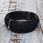 INSPIRELLE 12 Gauge 98 Feet Black Aluminum Craft Wire Bendable Metal Wire for Jewelry Craft Making - color: Black, size: 12 Guage (2.0mm)