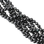 35PCS 10mm Natural Black Obsidian Gemstone Round Loose Beads Crystal Energy Stone Healing Power for DIY Jewelry Making 1 Strand 15" - color: Black Obsidian, size: 10mm