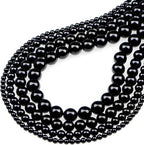 Bymitel 10mm Natural Onyx Black Agate Round Beads Gemstones Genuine with 100pcs DIY Jewelry Making Unisex (10mm 100pcs, Black Onyx) - color: Black Onyx, size: 10mm 100pcs