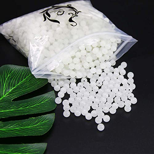 600PCS 8mm White Glass Round Beads Bulk-Imitative Jade Beads-Bracelet Loose Beads for Jewelry Making Earring, Necklaces, and DIY Crafts - size: 8mm White