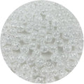 400pcs 8mm Acrylic Crackle Beads - Round Crystal Acrylic Craft Beads with Hole for Jewelry Making - Transparent White - color: 26-transparent white, size: 8MM