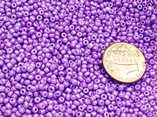 Seed Beads Size:11/0 50 gr / 1.76 oz (Purple Pearl) - color: Purple Pearl