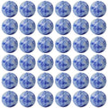 Natural Stone Beads 100pcs 8mm Blue White Sodalite Round Real Stone Beading Loose Gemstone Hole 1mm DIY Charm Smooth Beads for Bracelet Necklace Earrings Jewelry Making (Blue White Sodalite, 8mm) - color: Blue White Sodalite, size: 8mm