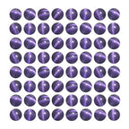MJDCB 30pcs Purple Cat Eye Stone Beads 12mm Round Crystal Loose Bead for Jewelry Making DIY Bracelets Necklace - color: Purple, size: 12mm(30pcs)