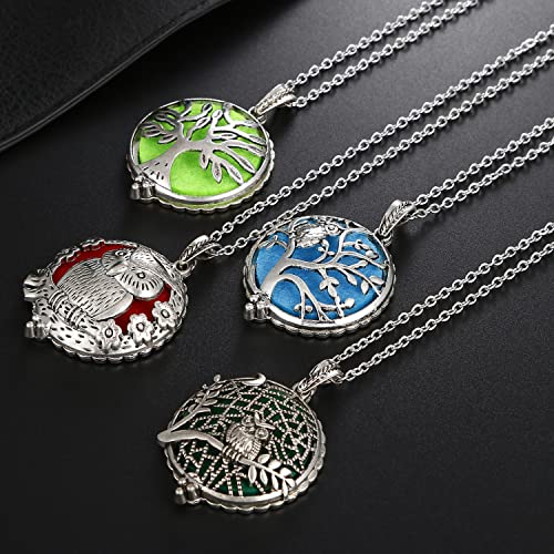 Mixed Pearl Cage Locket Pendants Set, Essential Oil Diffuser DIY Necklace Bracelet Jewelry Making Craft, Bulk Beads Aromatherapy Diffuser Charms Gifts for Women Girls - color: Random 8pcs Aroma Diffuser